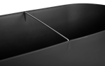 greenville terrace trough 80cm wheels living black